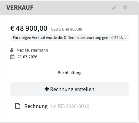 Fahrzeug Einkauf